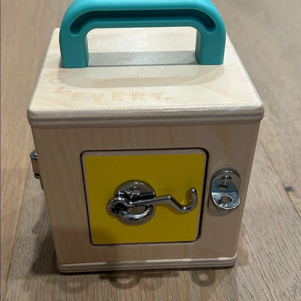 Lovevery Montessori Wooden Lock Box
